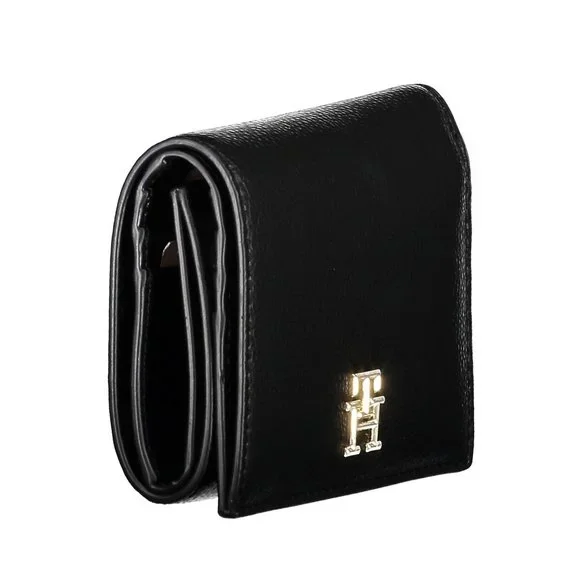 Tommy Hilfiger Black Polyurethane Wallet